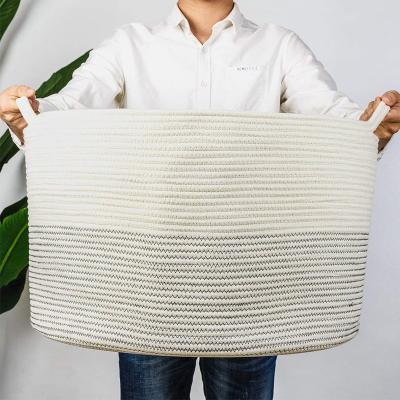 China Amazon Hot Selling Viable Variable Vegetable Plankton Woven Belly Basket for Storage Plant Pot Basket and Laundry, Picnic and Grocery Basket for sale