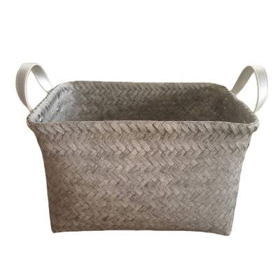 China Vietnam Sustainable Good Quality Supplier Bamboo Rattan Laundry Storage Basket for sale