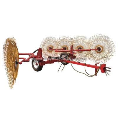 China Agriculture high quality tractor finger pull hay rake for sale