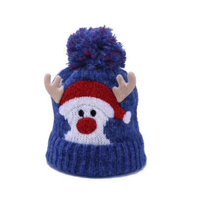 China breathable & KAZUFUR Kids Waterproof Christmas Knit Hat Christmas Beanie Hat Gift for sale