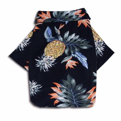 China Sustainable Dog Clothes Hawaiian Tropical Pet Printed Shirt Suitable For Small And Medium Dogs Pet Clothes Pet Product for sale