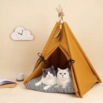 China 2021 Amazon Success New Pet Supplies Pet Cat Tent Luxury Dog Beds Sustainable Washable Pets Accessories for sale