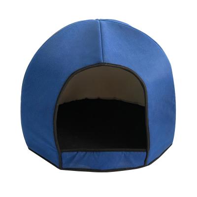 China 2022 New Design Waterproof Blue Baseball Sports Style Easy To Clean Pets Dogs Cats Bed House for sale