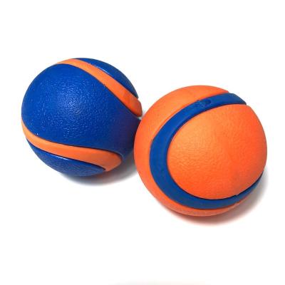 China Factory Price Viable Cat Dog Chewing Bite Molar TPR Rubber Ball Toy For Pet for sale