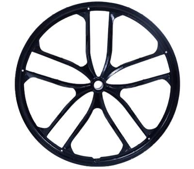 China Mountain Bikes 24 Inch Scooter Bike Rims China Steer Integrated Lightweight 10 Spoke Magnesium Alloy Folding Bicycle Wheel Rim for sale