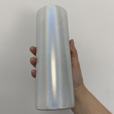 China Viable with Splash Proof for Hot and Cold Beverages for DIY Print Total Straight Non-Tapered All Straight Lean 20oz Sparkle Tumbler for sale