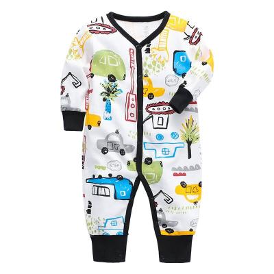 China Wholesale Baby Boy Clothes Daily Clothing Factory No Sleep and Play Cotton Toddler Footed Infant Newborn Pajamas for sale