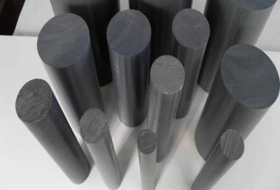 China Grey color cut to size PVC Rigid Rod with cheap Price 2mm- 100mm diameter for sale