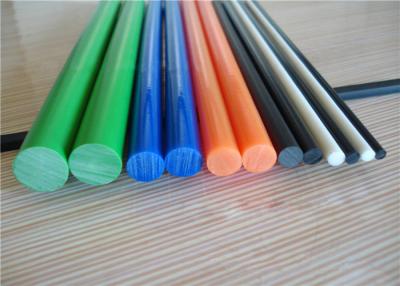 China Self lubricating green color cast nylon plastic round rods 1000mm cut to size for sale