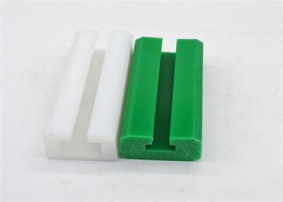 China Green color uhmw polyethylene plastic rod for textile machinery part for sale