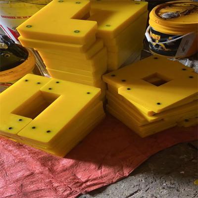 China high wear resisting and uv resistance uhmwpe plastic wear block sliding pad for sale