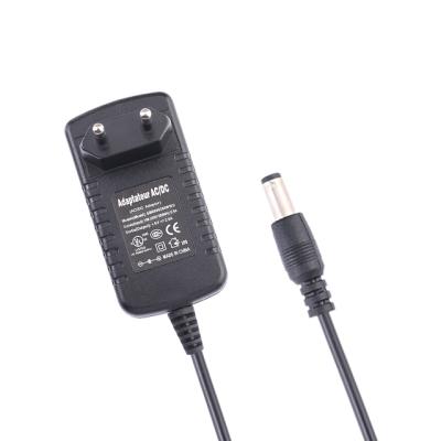 China LED/LCD/Camera Power Adapter Wall Mount 24V 1A EU Adapter 5.5*2.5mm Barrel for sale