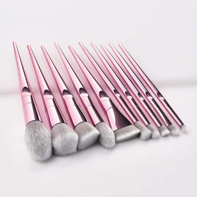 China Angular Blush Premium Synthetic Bristles Makeup Brush For Face Foundation Blending Blush Professional Eyeshadow Eyeliner Makeup Brushes for sale