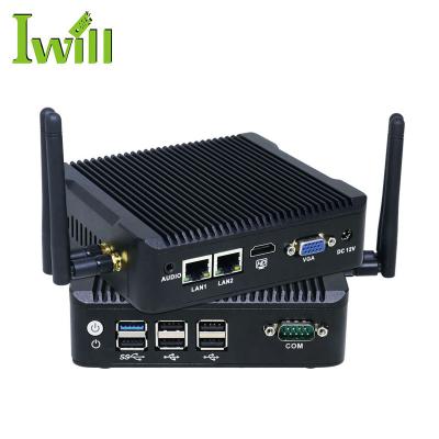 China For hot selling kiosk mini pc pc linux barebone computer cele-ron j1900 industrial mini nuc for kiosk and desktop for sale