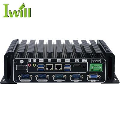 China Fanless Pure Aluminum Cheap Industrial PC with Core i3-6100U, i5-6200U, i7-6500U for sale