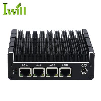 China Firewall PC NAS Linux Server 4 Ethernet Ports Motherboard Barebone Support AES-NI i LAN Multi USB3.0 for sale