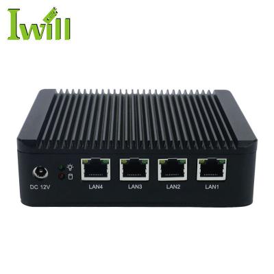 China High Quality Alloy Case N10E Nano Firewall Barebone Atom E3845 PC Aluminum AES-NI Mini Support for sale