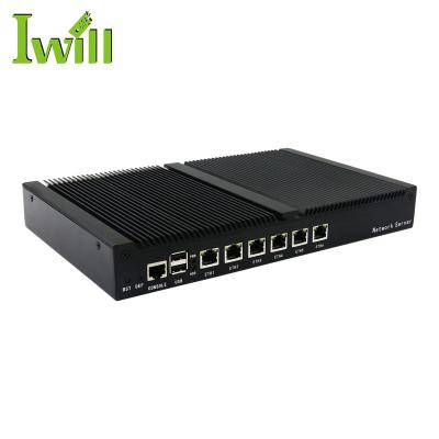 China Mini PC Linux Server Firewall PC 1U mini-itx motherboard for 6 LAN NS-1U6L (FL 1037U) for sale