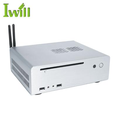 China No Yanling I5 4460 CPU Computer Dual Lan Thin Client Linux Mini Desktop PC Host with WiFi and 1HD Port for sale