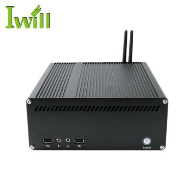 China B85 Chipset 4th GEN Core i3 i5 i7 Embedded Mini Industrial Desktop PC With One PCI Slot 240*204*80 mm for sale