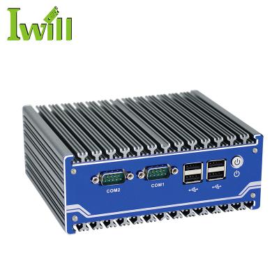 China For Business Computer J1900 Mini Fanless Dual Core Mini LAN PC With 4 COM for sale