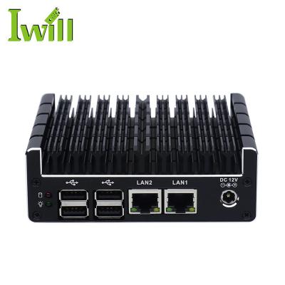 China For Business NUC PC J3060 mini pfsense aes-ni pc 2 mini fanless lan for firewall appliance for sale