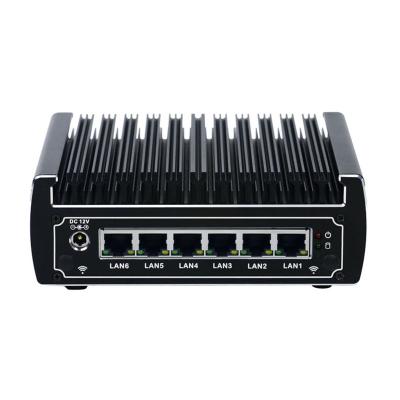 China Smallest IBOX-501 N13 mini computer fanless i3 core 7100U dual core 4* USB3.0 6 LAN barebone PC firewall router Pfsense IBOX-501 N13 for sale