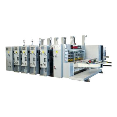 China Garment Shops Brand New 4 Color Flexo Printing Machine For Cardboard for sale