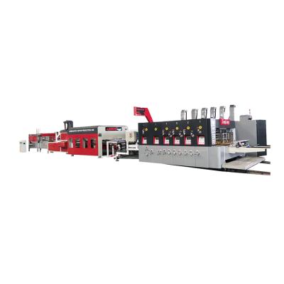 China 1200*2200 Flexo Slotting Pizza Die Cutting Box Printing Corrugated Cardboard Box Making Machine for sale