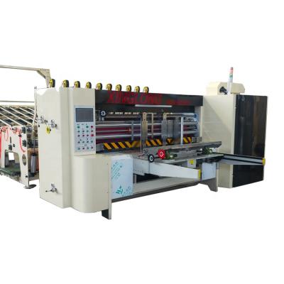 China Food Pizza Box Carton Forming Machine Rotary Die Cutting Machine for sale