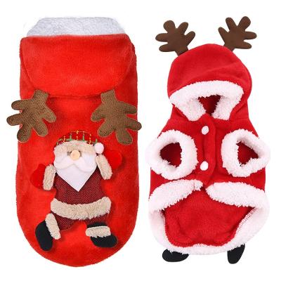 China Xiwei Sustainable Pet Christmas Hot Selling Wholesale Novelty Dog Clothes Modern Heart Dogs Cloth Chinese Style Pet Clothes Autumn Winter for sale