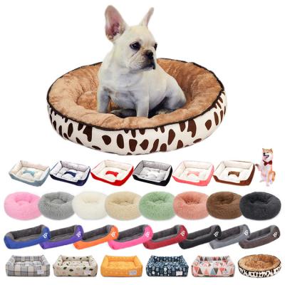 China Factory Wholesale Breathable,Low Prices Pet Soft Bed Soft Fluffy Washable Night Cat Dog Circular Bed for sale