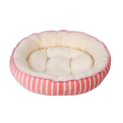 China Factory Wholesale Breathable,Low Price Luxury Memory Soft Fluffy Washable Circular Cat Dog Bed for sale