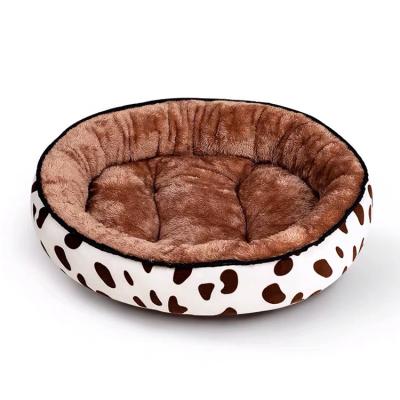 China Factory wholesale breathable, low price 2022 new style soft fluffy washable circular cat dog bed for sale