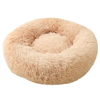 China Travel Factory Wholesale, Low Prices Soft Fluffy Washable Soothing Materials Environmental Materials Plush Cat Dog Bed for sale