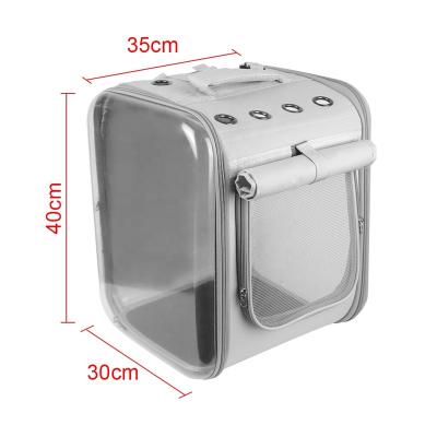 China Sustainable Portable For Small Dogs Cats Space Capsule Cage Breathable Cat Travel Outdoor Shoulder Bag Pet Supplies for sale