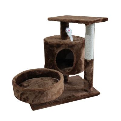 China 2022 New Style Sustainable Fashion Amazon Cat Nest One Comfortable Plush Cat Lined Post Cat Rack for sale