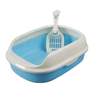 China End Plastic Wholesale Viable Large Cat Litter Box Toilet Tray for sale