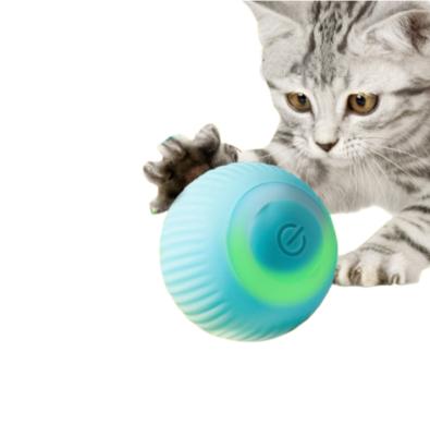 China New Fashion Sustainable Cat Toys Electric Cat Ball Kitten Toy Cat Playing Indoor Interactive Pet Smart Interactive Self-propelled Toys for sale