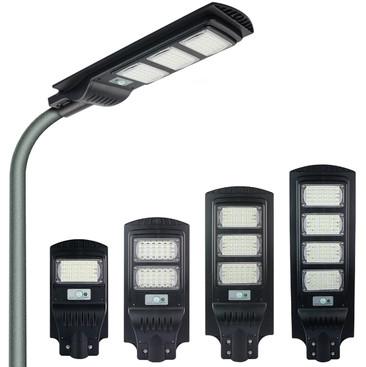 China Todos en uno panel solar LED de alta potencia luces de calle IP65 impermeable 170lm/W en venta