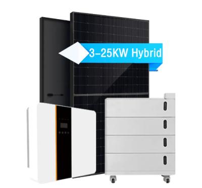 中国 高品質の15kwソーラーキット スタックシステム 10kw 15kw 20kw 25kwソーラーパネルシステム キット 家庭用 ソーラーシステム 販売のため