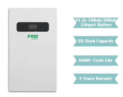 China Baterías de almacenamiento de energía Invertidor Lifepo4 Batería de 48V 100 200 300Ah 48V Baterías de iones de litio Lifepo4 Litio 51.2V en venta