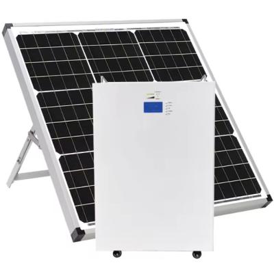 China Sistema Solar de Power Wall Lifepo4 Batería de almacenamiento de energía Baterías montadas en la pared para uso doméstico en venta