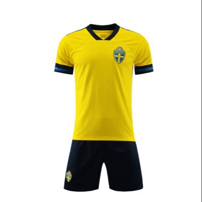 China Custom Kids Summer Training Suit Short Sleeve Team Uniform Soccer Jersey Sets Soccer Suit Men's Clothing for sale