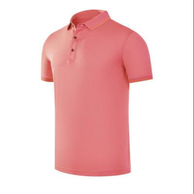 China 2021 Summer New Men's Golf Short Sleeve Breathable T-shirt Short Top Lapel Polo Team Quick-Drying Shirt for sale