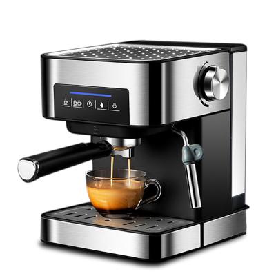 China 15 Bar Italian Small Group Semi-automatic Professional Commercial Single Price Mesin Kopi Coffee Maker Home Italian Espresso Machine With Milk Frother for sale