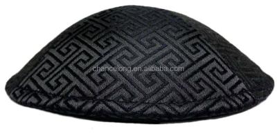 China Deluxe round yarmulka yarmulka yarmulka kippah brocades brocades kippot for sale