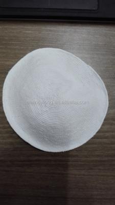 China DMC round frik knitting handmade crochet kippah kippot yarmulka knitted handmade machine kintting for sale