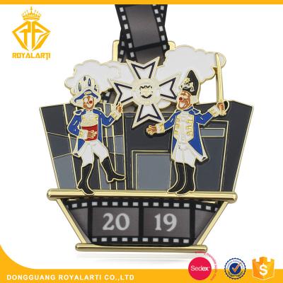 China Europe Manufacturers ODM  Custom Soft Enamel Color Metal Carnival Festa Medal for sale