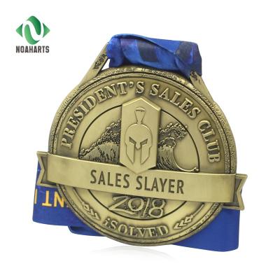 China Metal Manufacturer 3D Custom Award Running Marathon Finisher Enamel Metal Sport Medals for sale